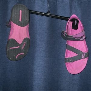 TEVA pink sandals